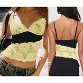 Lace Patchwork Cami Top